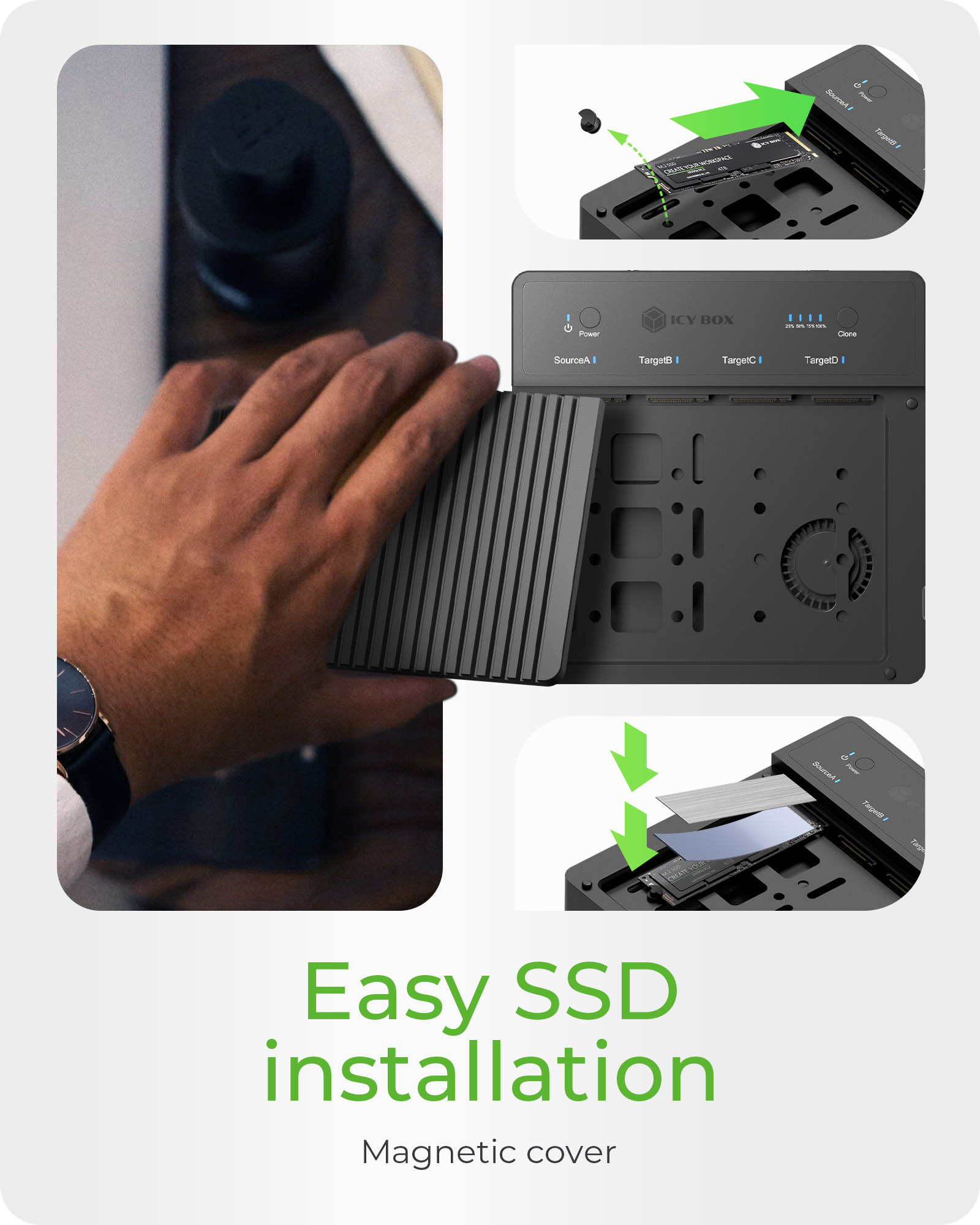 IB-4013MCL-C4 | ICY BOX - Create Your Workspace