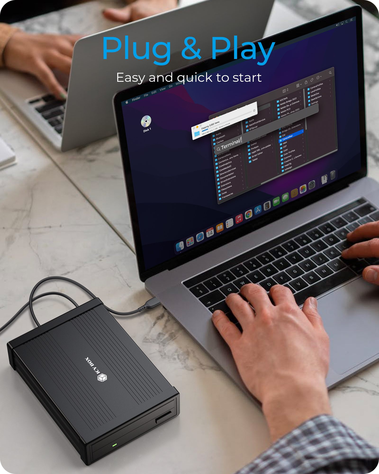 IB-525-U3 | ICY BOX - Create Your Workspace